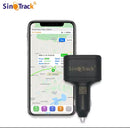 Rastreador em formato de carregador veicular com chip