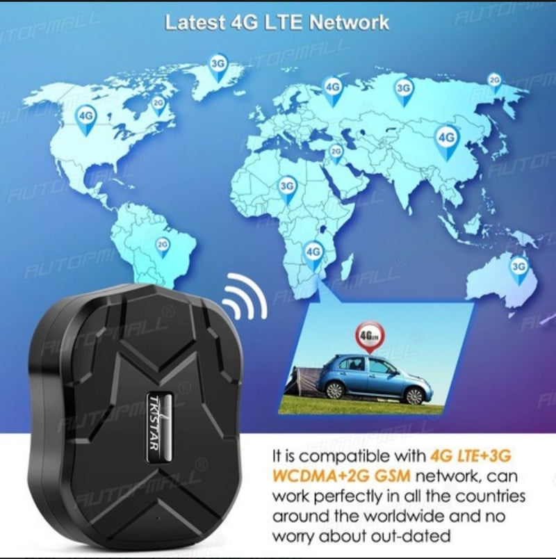 Rastreador 4G Tkstar 905B bateria 30 dias com modo escuta