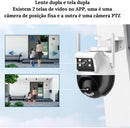 Câmera externa lente dupla yoosee.