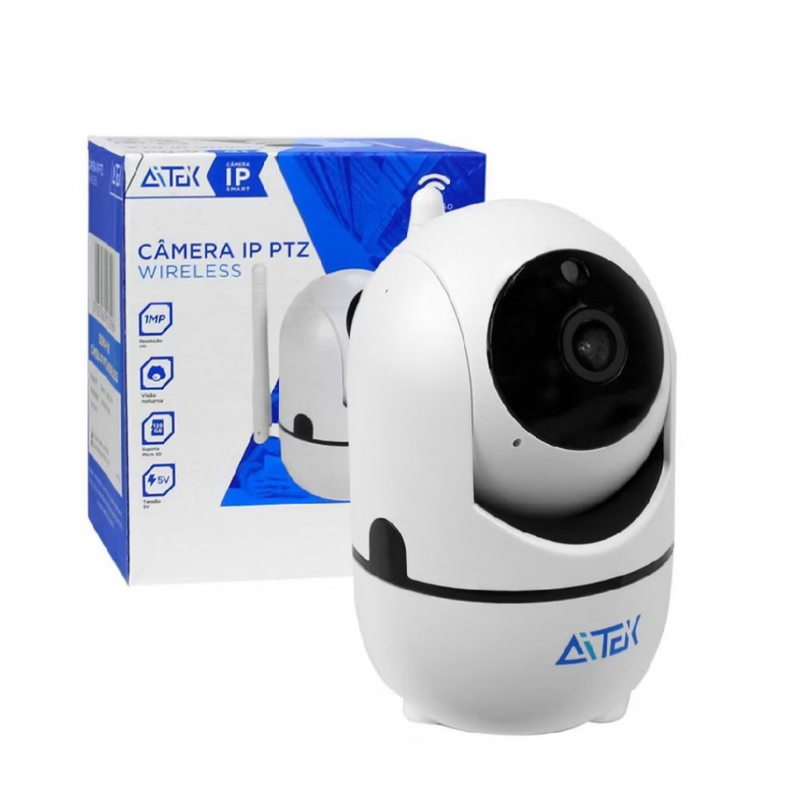 Câmera Interna Aitek com alarme.