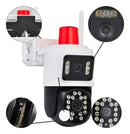 Câmera externa duas lentes, wifi, giroflex e com alarme.