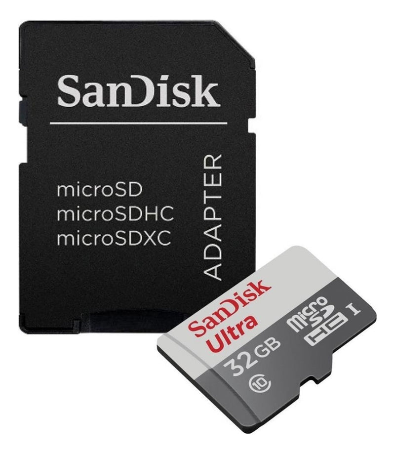 Cartão de memória 32 GB.
