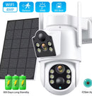 Camera Externa Dupla Wifi com Painel Solar.