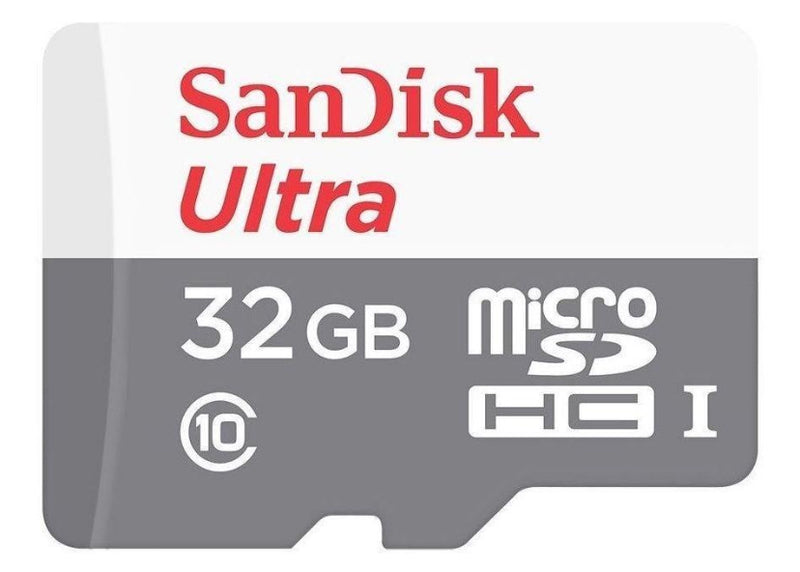 Cartão de memória 32 GB.