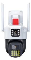 Câmera dupla Wifi grava colorido a noite