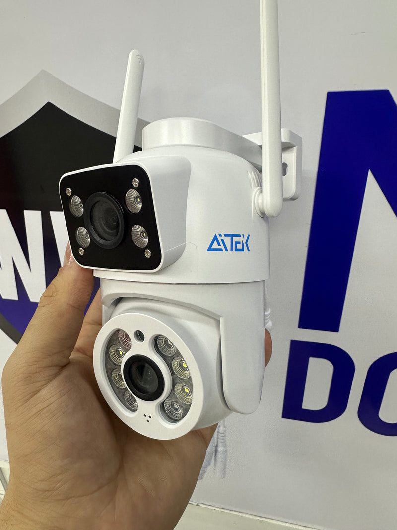 Câmera Wifi aitek Aprova d’água duas lentes.