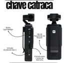 Câmera corporal com super lente 180 graus.