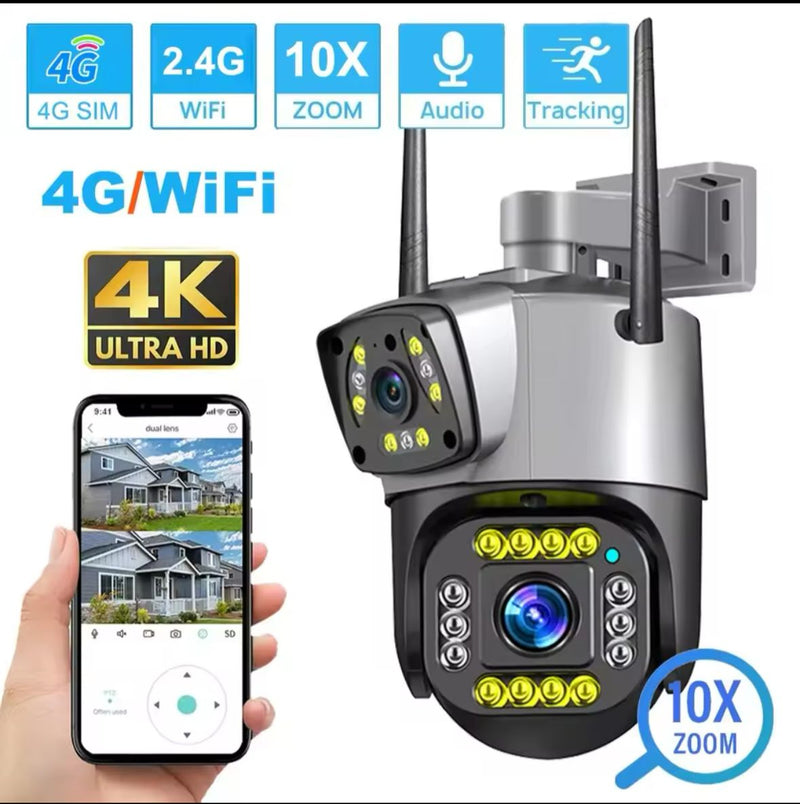Câmera externa 4G( usa chip de celular)