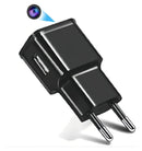 Câmera espiã wifi carregador de celular.