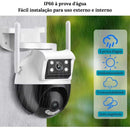 Câmera externa lente dupla yoosee.