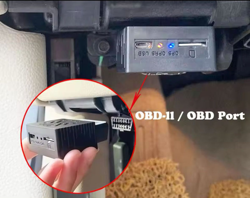 Mini rastreador OBD bateria infinita.