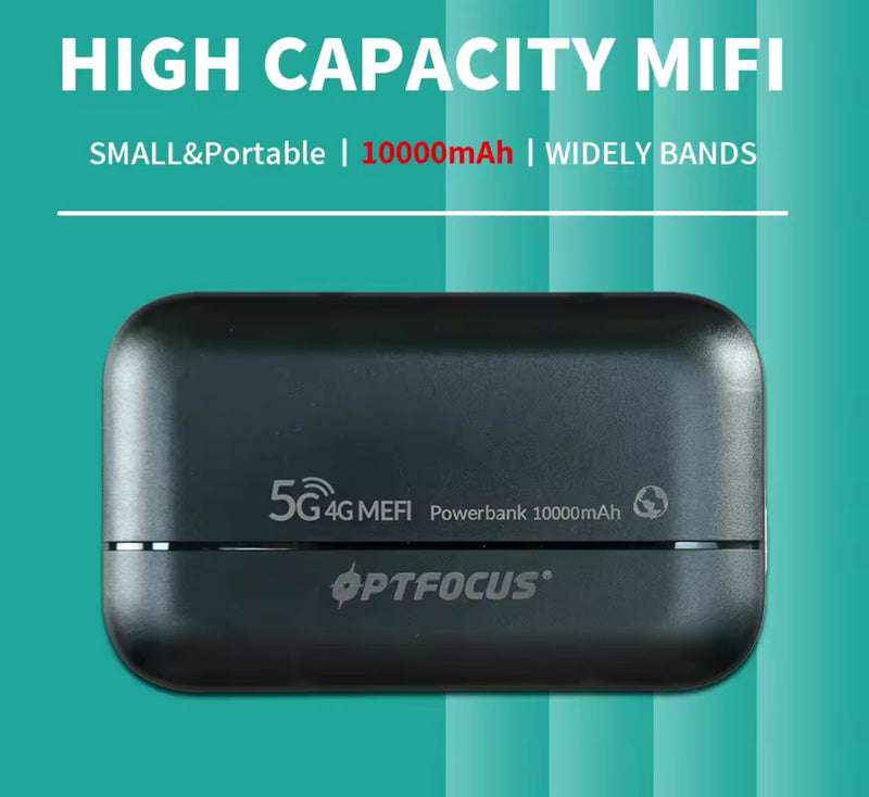 Roteador portátil 5G/4G bateria 24 horas.